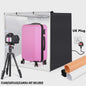 80cm Fotostudio Lightbox Kit met 3 Kleuren Achtergronden & 80W Verlichting