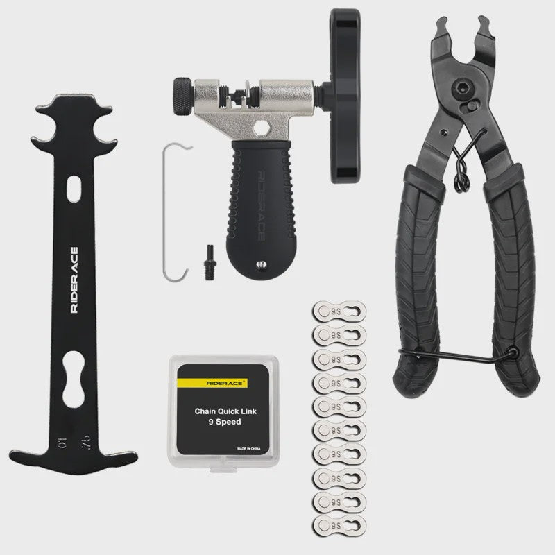 Fiets Kettingpons & Reparatie Tool Kit - 6-12 Speed Kettingen
