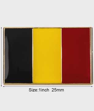 Belgische Vlag Speld - Stijlvolle Badge voor Kleding en Tassen