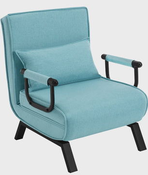 WOLTU Multifunctionele Sofa Bed: 3-in-1 Klapstoel, Gastenbed & Loungebank met Verstelbare Rugleuning