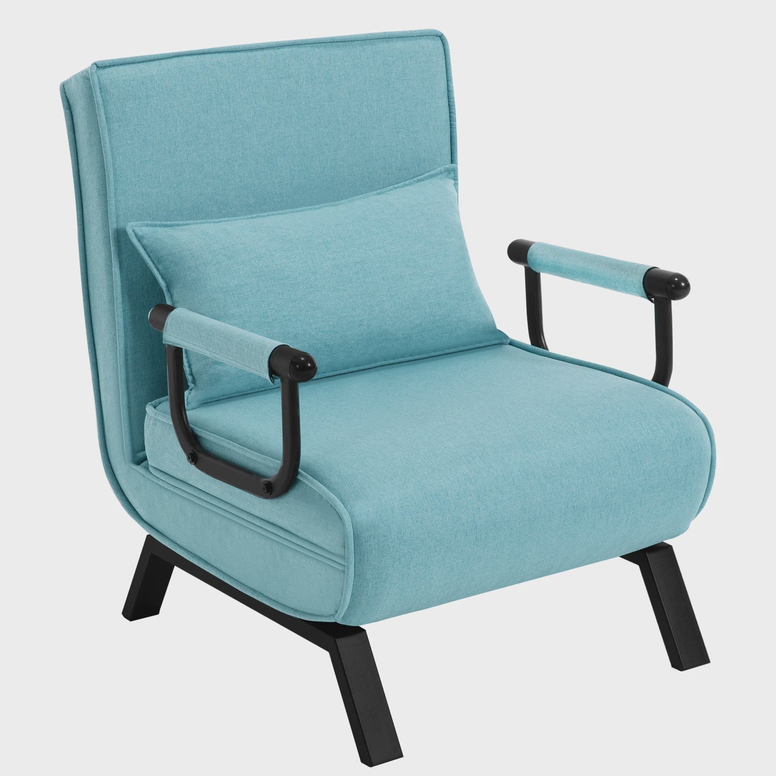 WOLTU Multifunctionele Sofa Bed: 3-in-1 Klapstoel, Gastenbed & Loungebank met Verstelbare Rugleuning