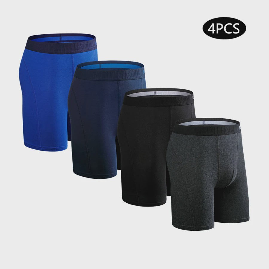 Lange Boxershorts voor Heren - Comfortabel Katoen & Plus Size Pasvorm