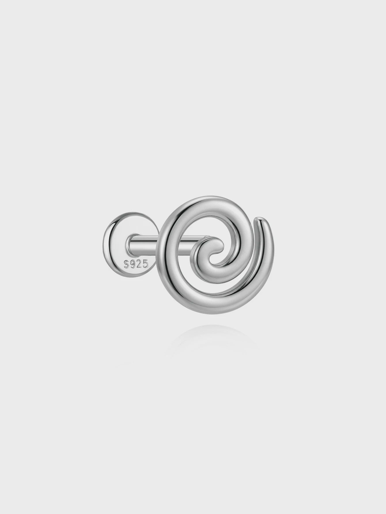 925 Sterling Zilveren Kolibrie Oorbellen Dames - 18K Goudkleurig Platte Achterkant Studs