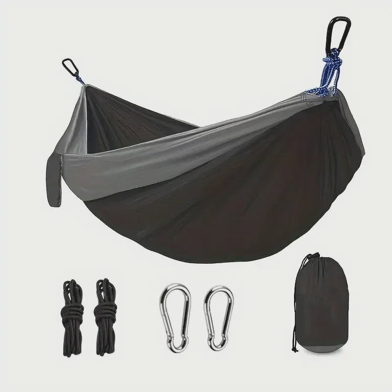 Lichtgewicht Kampeerhangmat van Parachute Nylon - Draagbaar & Snel Op te Zetten