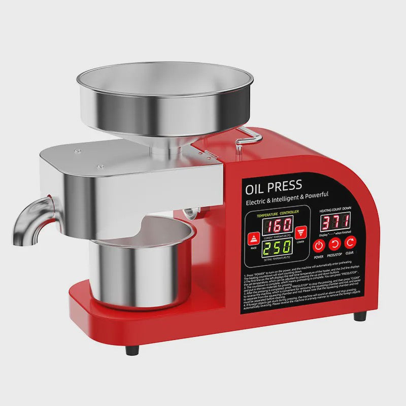 Automatische Oliepers Machine - Koud & Warm Persen voor Huishoudelijk Gebruik