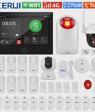 KERUI G70 Tuya Smart Home Alarm Systeem met 7-inch Touchscreen & WiFi+4G