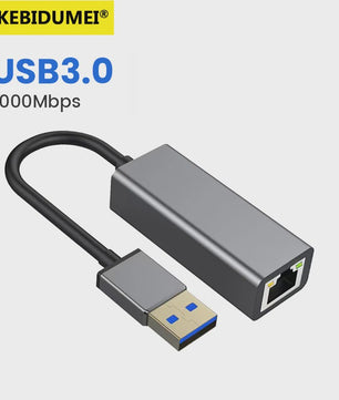 2.5Gbps USB Ethernet Adapter - Snelle Netwerkkaart voor Laptop & PC (USB-A/C)