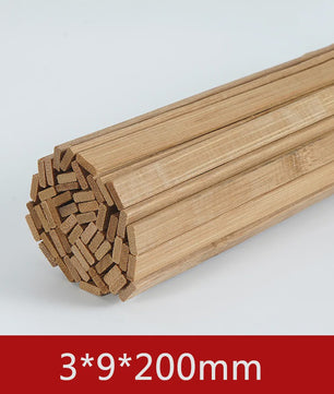 Bamboe Houten Stokjes - DIY Bouwmodel Materiaal voor Ambachten, Meubels en Lantaarns