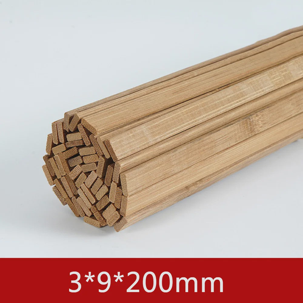 Bamboe Houten Stokjes - DIY Bouwmodel Materiaal voor Ambachten, Meubels en Lantaarns