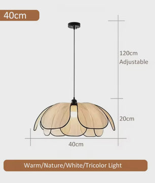 Moderne Petal Hanglamp - In Hoogte Verstelbaar - Sfeervolle Verlichting voor Woonkamer, Eetkamer & Keuken
