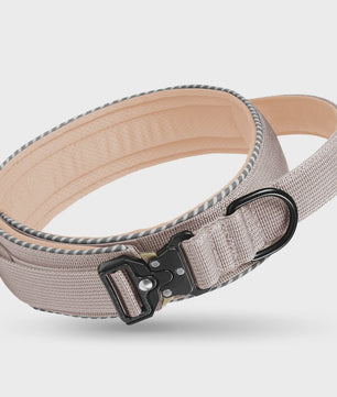 Tactische Hondenhalsband: Verstelbaar Nylon met Controlehandvat & Stevige Gesp