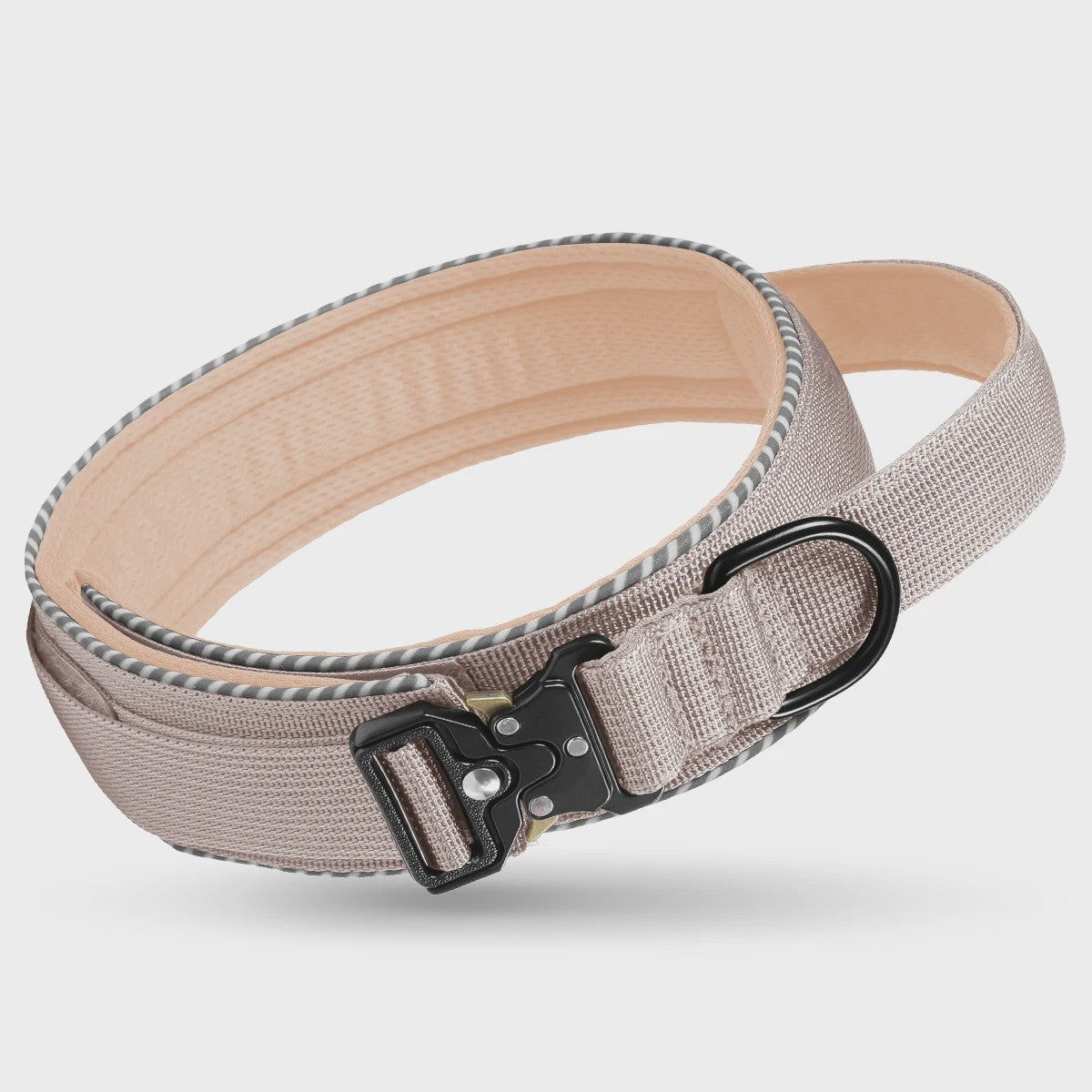 Tactische Hondenhalsband: Verstelbaar Nylon met Controlehandvat & Stevige Gesp