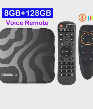 T95 Max Smart TV Box: 8K Ultra HD Streaming met Android 16, 8GB RAM, 128GB Opslag, Dual Band WiFi & Bluetooth 6.0