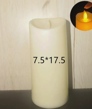 Set van 1-10 LED Kaarsen met Flakkerend Vlam Effect - Flameless Kaarsen voor Feestelijke Decoratie