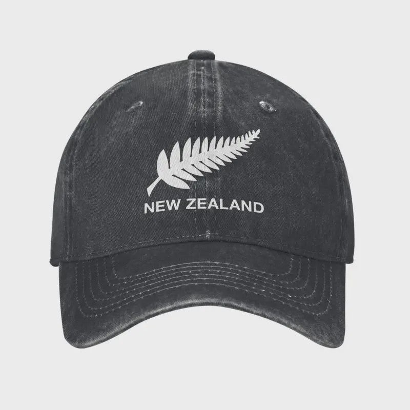 New Zealand All Blacks Unisex Baseball Cap - Vintage Denim Rugby Pet