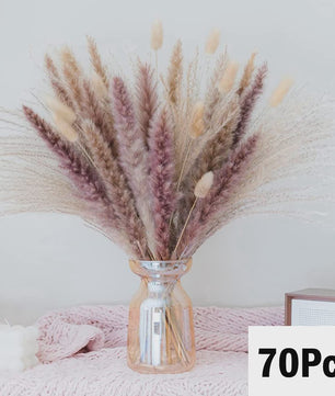 Natuurlijk Pampas Gras Boeket - Gedroogde Bloemen voor Boho Woondecoratie & Bruiloft