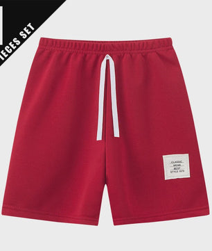 Comfortabele Kinder Shorts met Trekkoord en Elastische Taille - Jongens & Meisjes Casual Broekjes