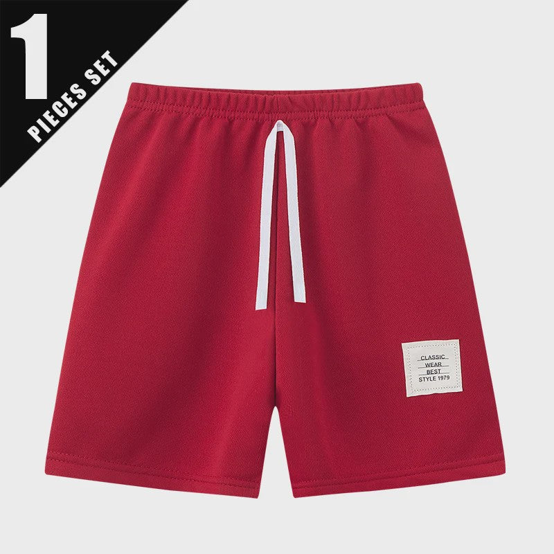 Comfortabele Kinder Shorts met Trekkoord en Elastische Taille - Jongens & Meisjes Casual Broekjes