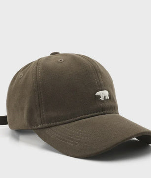 Unisex Katoenen Baseballpet met IJsbeer Embroidery - Zomer & Casual Stijl
