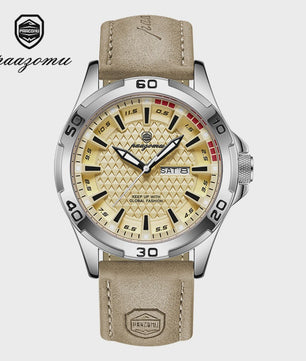 PAAZOMU Luxe Herenhorloge - Waterdicht, Lichtgevend, Datum & Week, RVS, Sportief & Fashion