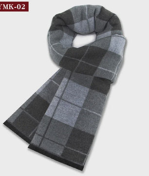 Luxe Wollen Plaid Sjaal voor Heren - Warm & Stijlvol