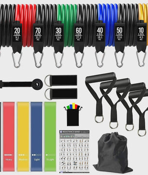 Fitness Bar met Weerstandsbanden: Complete Set voor Thuis & Pilates/Yoga Training