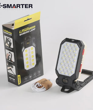 ESMARTER COB Werklamp - Draagbaar, USB Oplaadbaar, Noodverlichting & Zaklamp