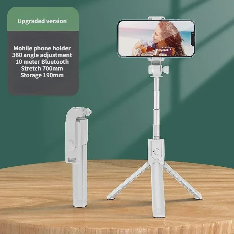Draadloze Selfie Stick Tripod met Ringlamp en Bluetooth Afstandsbediening