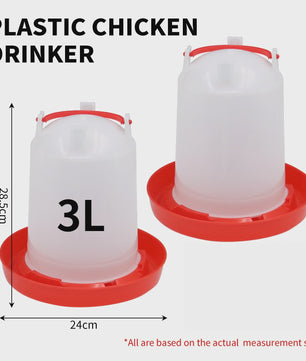 Automatische Kippen Drinkbak - Plastic Voederapparaat - Diverse Maten (1L t/m 18L)