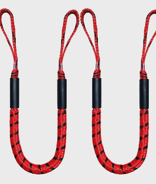 2x Bungee Docking Lijn voor Boten, Kajaks & Jetski's - 1.2m tot 1.65m Uittrekbaar
