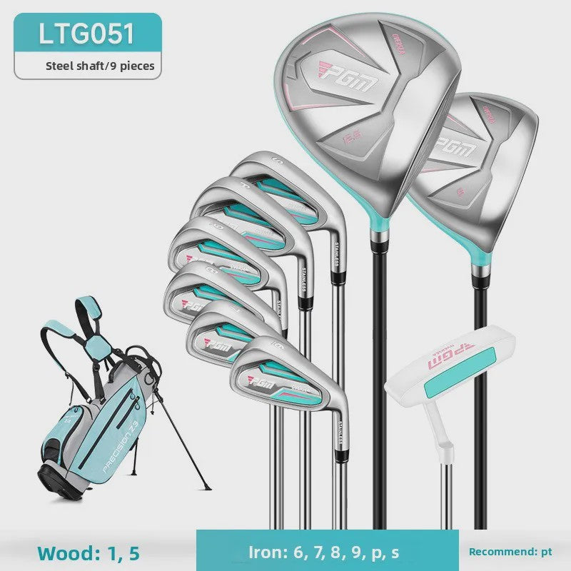 PGM Dames Golfclubset LTG051 - Complete Beginnerset met Golftas (12 Clubs)