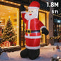 Opblaasbare Kerstman 1.5M - Feestelijke Tuindecoratie met LED Verlichting