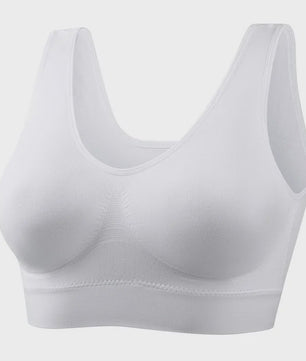 Comfortabele Seamless Lace Bralette voor Dames - Push-Up & Draadloos Sport BH