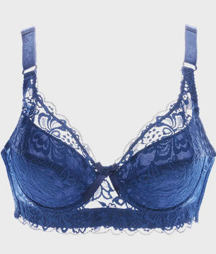 Dames Grote Maten Kant Push-Up Bralette Bh - Sexy Lingerie voor Vrouwen