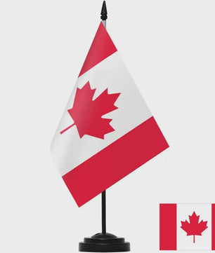 Bureauvlag Set: Australië, Canada, Italië, Zuid-Korea & Rusland - 14x21cm