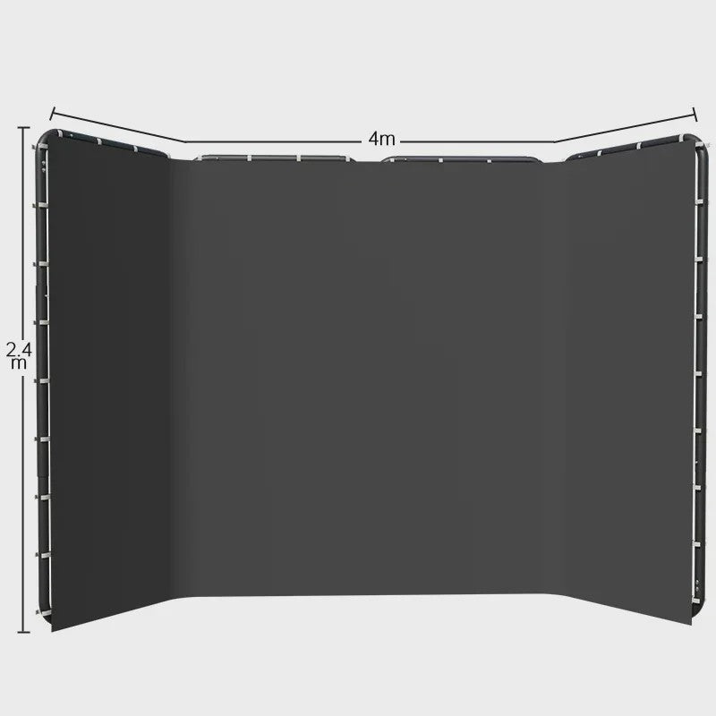 Professionele Fotostudio Softbox Verlichtingskit met Achtergrondframe en Backdrops