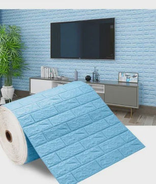 Retro 3D Muursticker Imitatie Baksteen - Zelfklevend Behang voor Woonkamer & Keuken