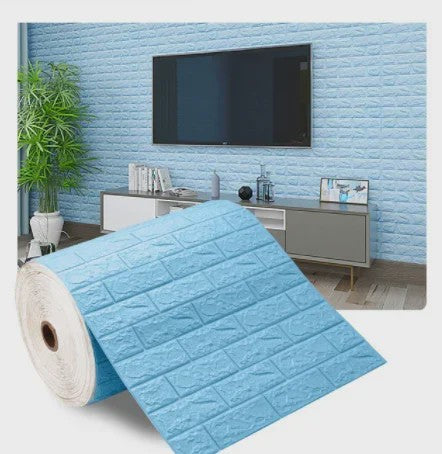 Retro 3D Muursticker Imitatie Baksteen - Zelfklevend Behang voor Woonkamer & Keuken