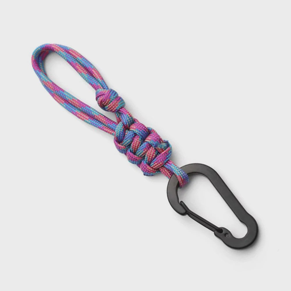 Multifunctionele Outdoor Fleshouder & Sleutelhanger met Karabijnhaak