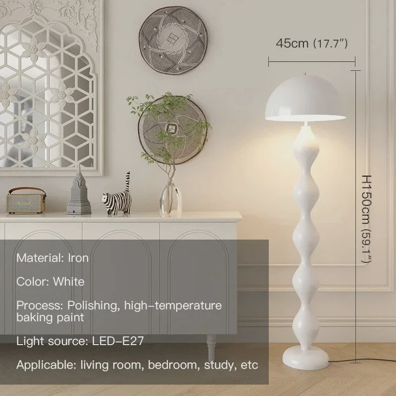 Nordic Design Mushroom LED Vloerlamp - Sfeervolle Verlichting voor Woonkamer & Slaapkamer