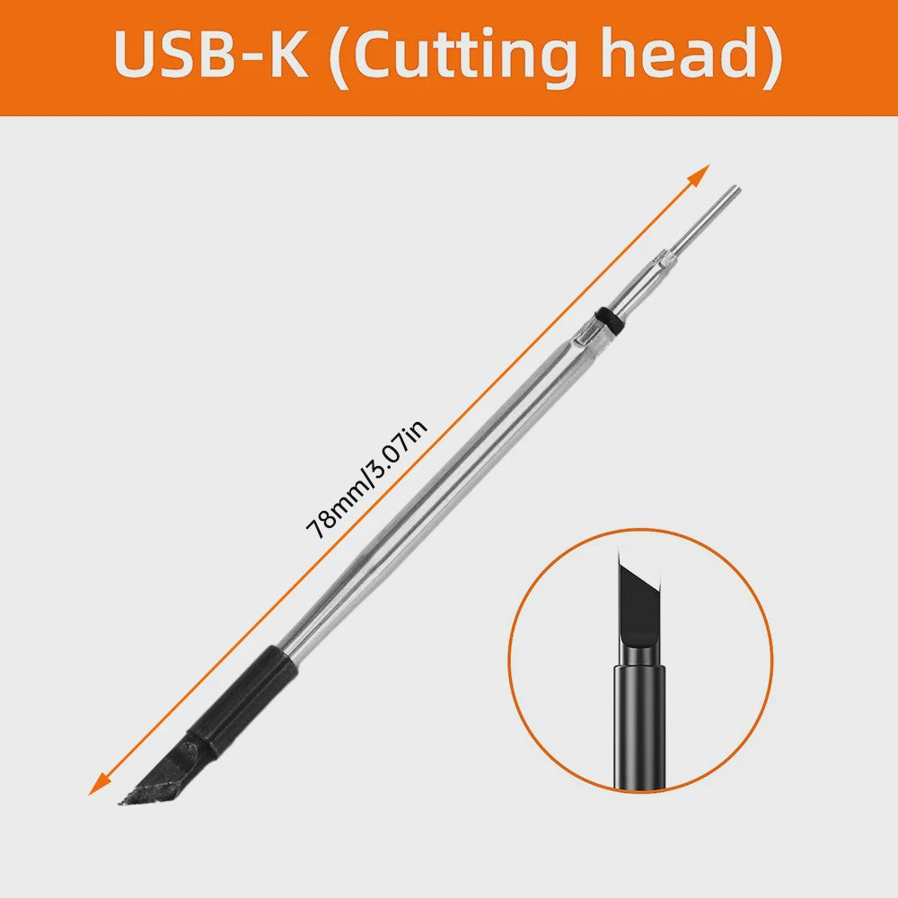 Draagbare Digitale Mini Soldeerbout Set met USB Type-C en Instelbare Temperatuur