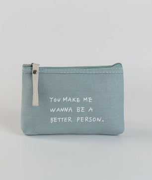 Schattige Canvas Make-up Tas met Stippenprint - Make-up & Toiletartikelen Organizer