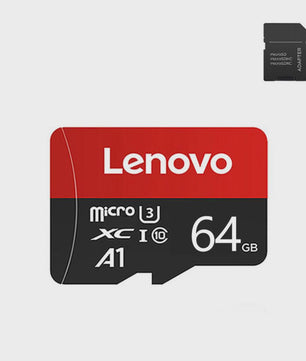 Lenovo Micro SDXC Kaart 1TB - Hoge Snelheid Klasse 10 UHS-I U1 A1 voor 4K Video, Telefoons, Camera's & Drones