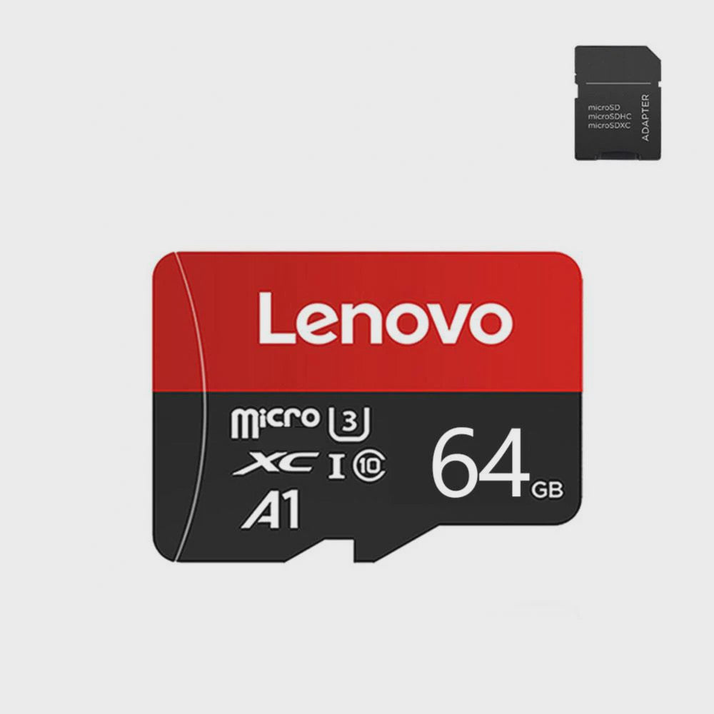 Lenovo Micro SDXC Kaart 1TB - Hoge Snelheid Klasse 10 UHS-I U1 A1 voor 4K Video, Telefoons, Camera's & Drones