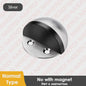 RVS Deurstopper met Sticker & Schroef - Zonder Boren, Magnetisch of Normaal