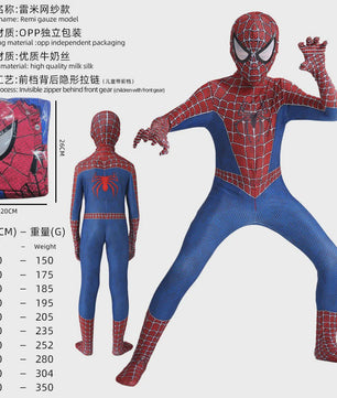 Realistisch Spider-Man Cosplay Kostuum - Volledig Pak (100-190cm)