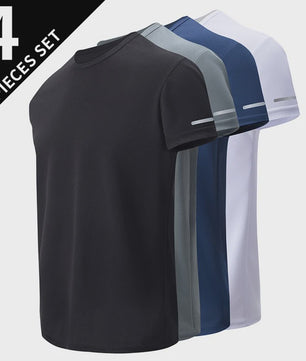 Heren Zomer T-shirt Korte Mouw - Sneldrogend & Ademend Sportshirt