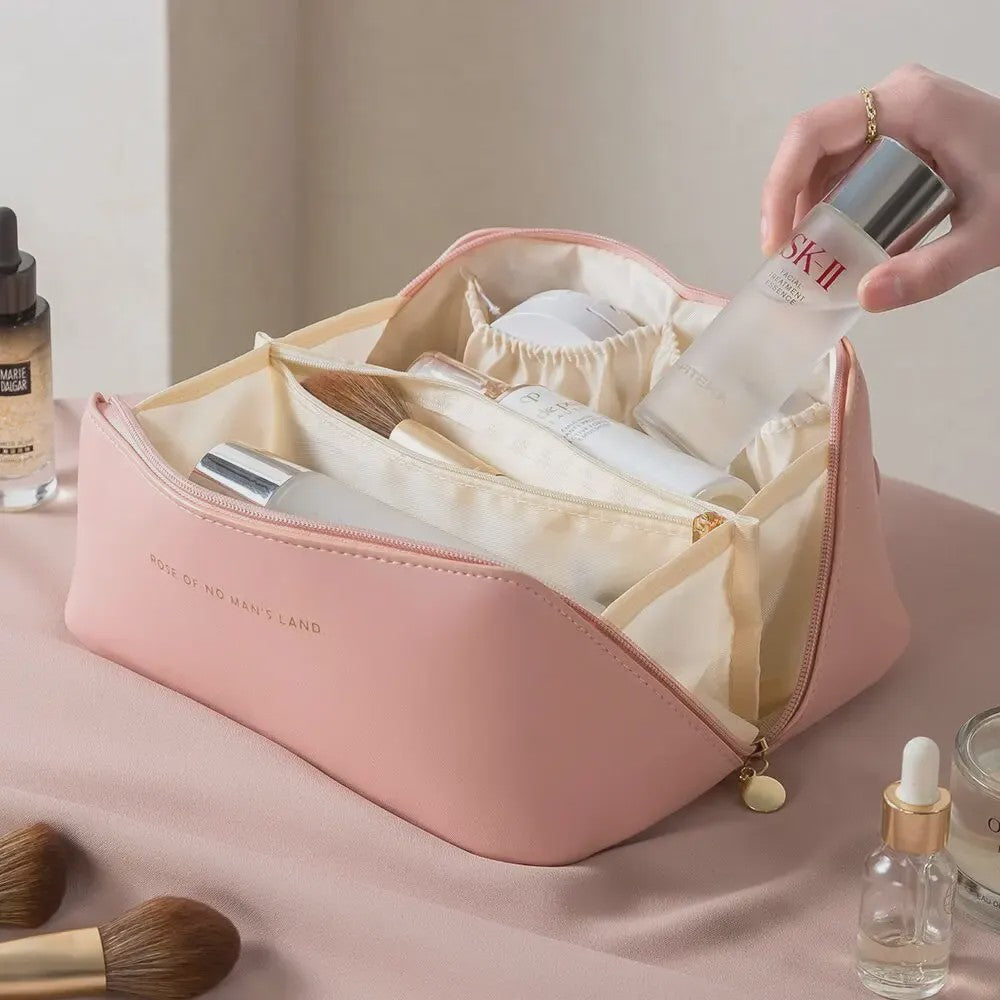 Luxe Make-up Organizer Tas voor Dames - Ruim en Praktisch voor Reizen