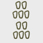 Tactische Karabijnhaak Clips D-Ring Gespen - Set van 1-10 Stuks voor Outdoor & Backpacking