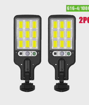 Krachtige LED Solar Buitenlamp met Bewegingssensor - Tuin, Terras, Garage